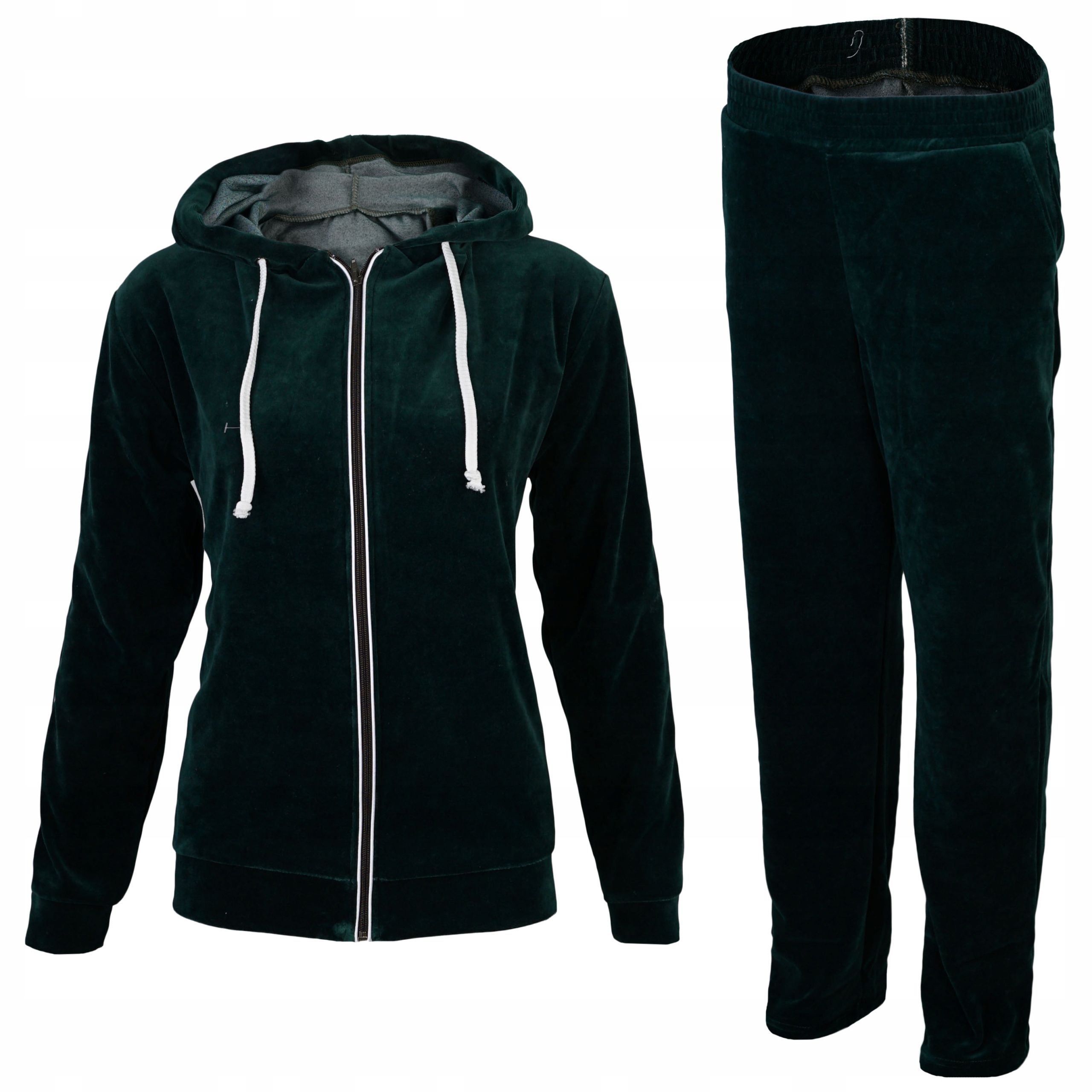 

Komplet dresowy damski welurowy Adi Pl zielony 3XL