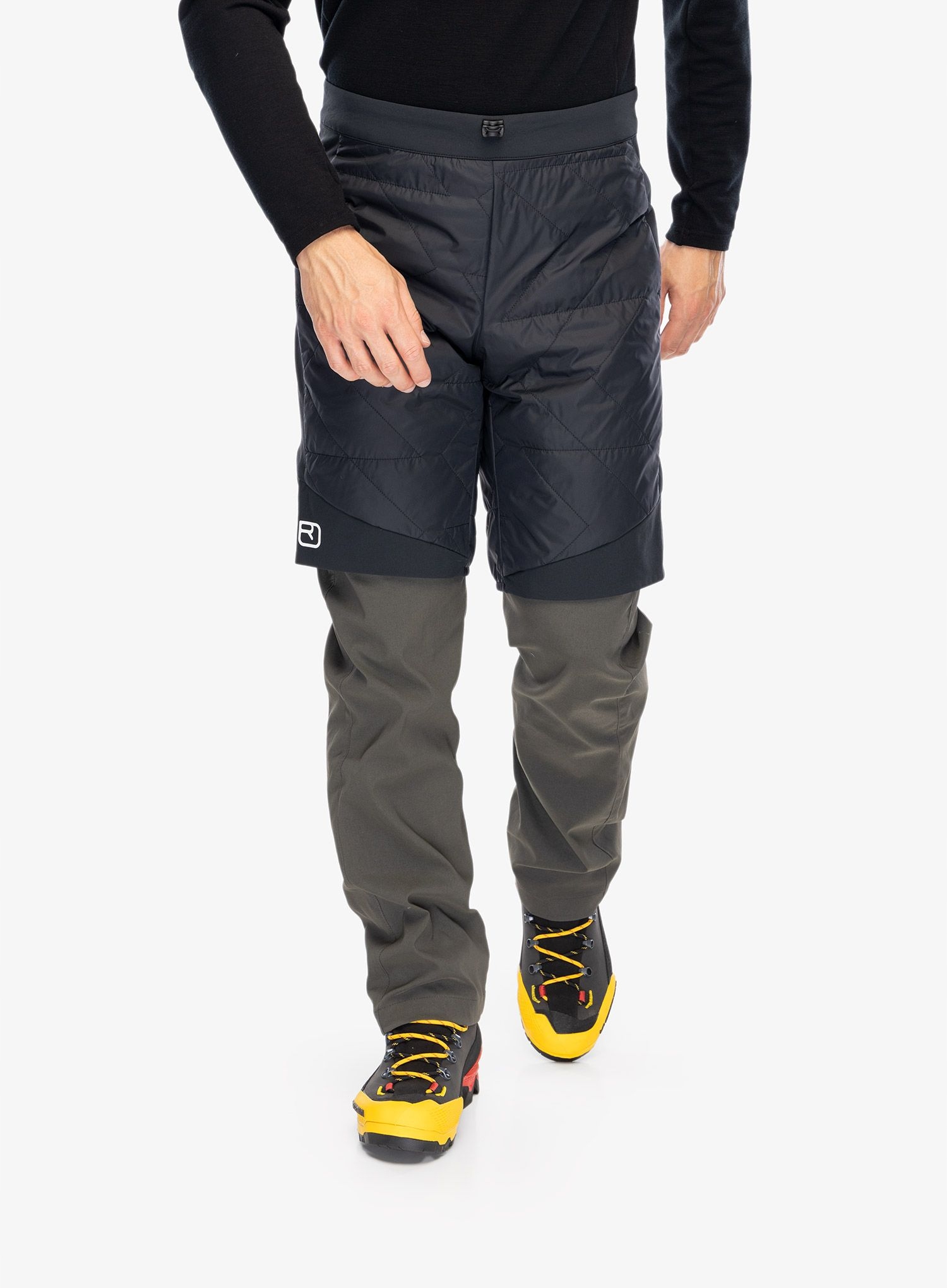 Spodenki ocieplane Ortovox Swisswool Piz Boe Shorts black raven XL
