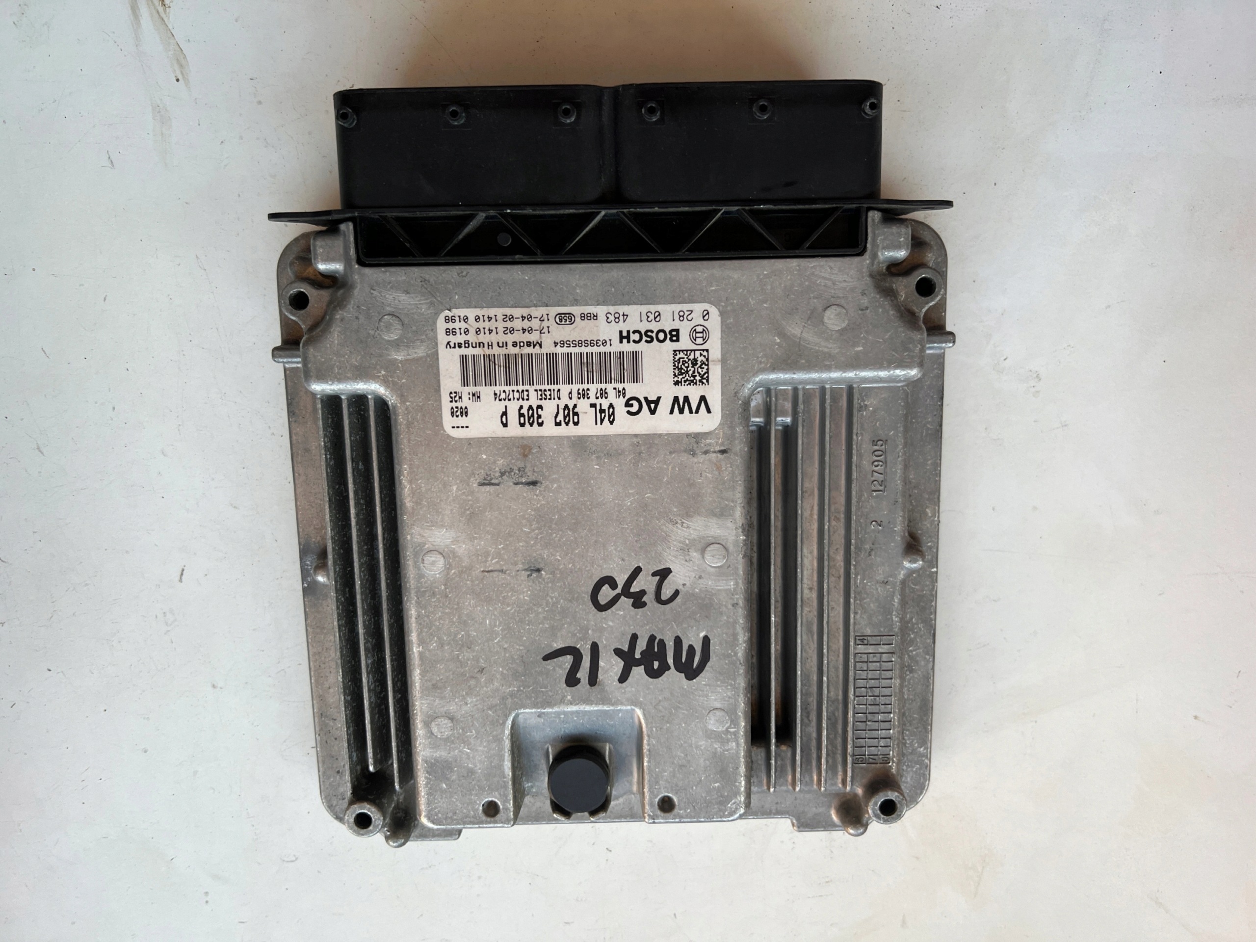 VW PASSAT DCZA 1.6 TDI 04L907309P 0281031483 EDC17C74 computer Originale