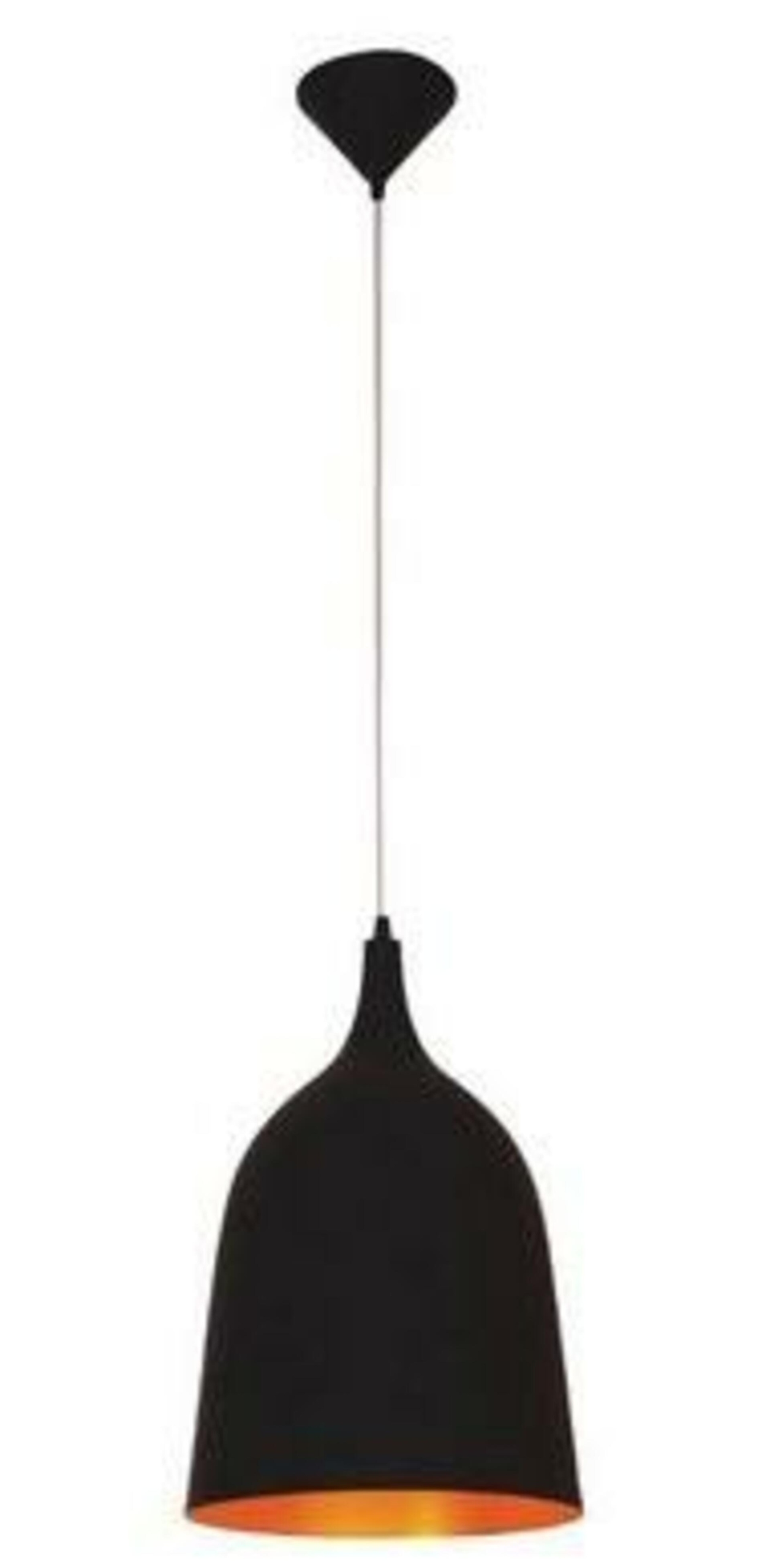 Závěsné svítidlo AZzardo Fabio L black/gold AZ0301 E27 1x60W IP20 27cm čern