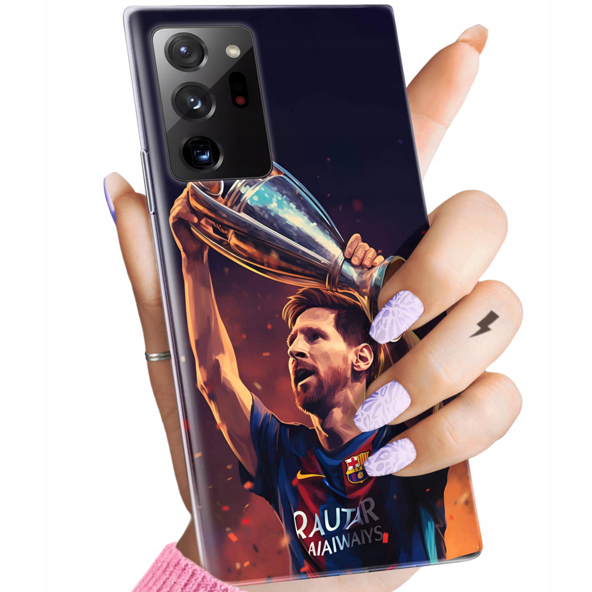Etui Do Samsung Note 20 Ultra 20 Ultra 5G Piłka Nożna Z Piłkarzami