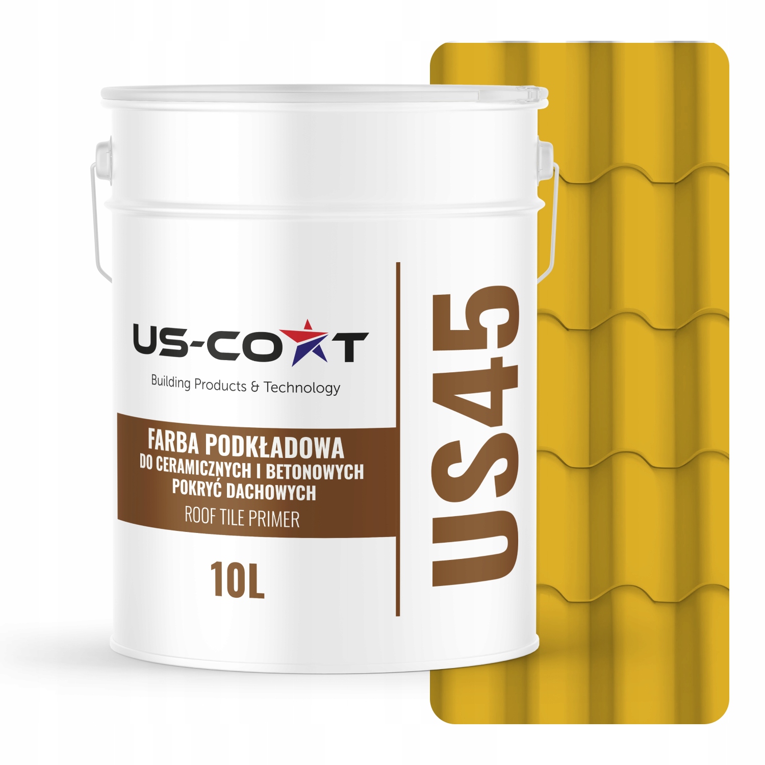 Podkladová Farba Na Keramickú Strechu Žltá Citrónová RAL1012 Mat 10L 71 m2