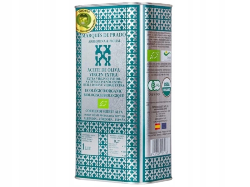 Oliwa z oliwek Marques De Prado Extra Virgin Bio 1000 ml