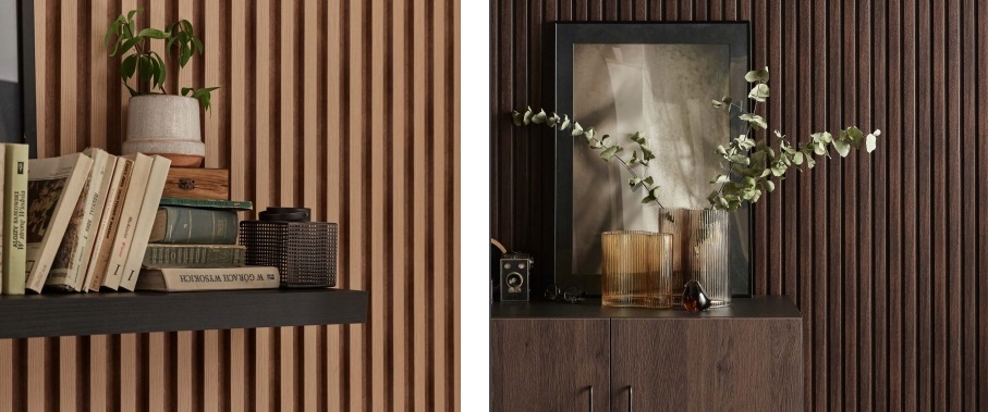 LISTWA UNIWERSALNA LINERIO S-LINE MOCCA LAMELE Jednostka sprzedaży sztuka