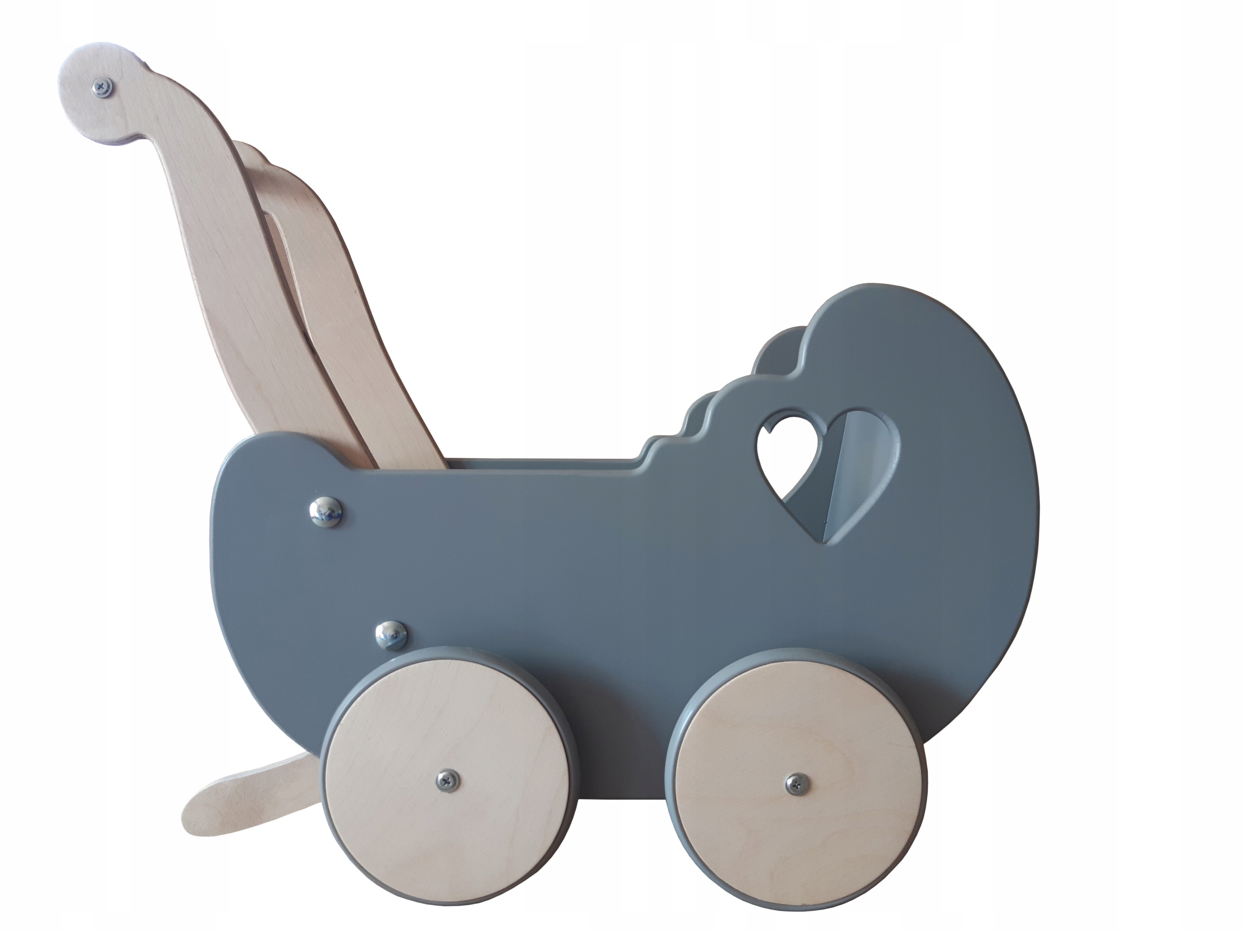 Wózek dla lalek drewniany pchacz jeździk Producent