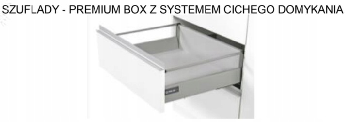 Szafka kuchenna z szufladami 60 CLAYGREY /WH LUCY Kolor frontów szary