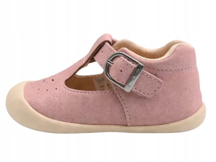 Buciki Barefoot dr.Bareff Sandałki Dziecięce Candy Sparkling Pink R.18