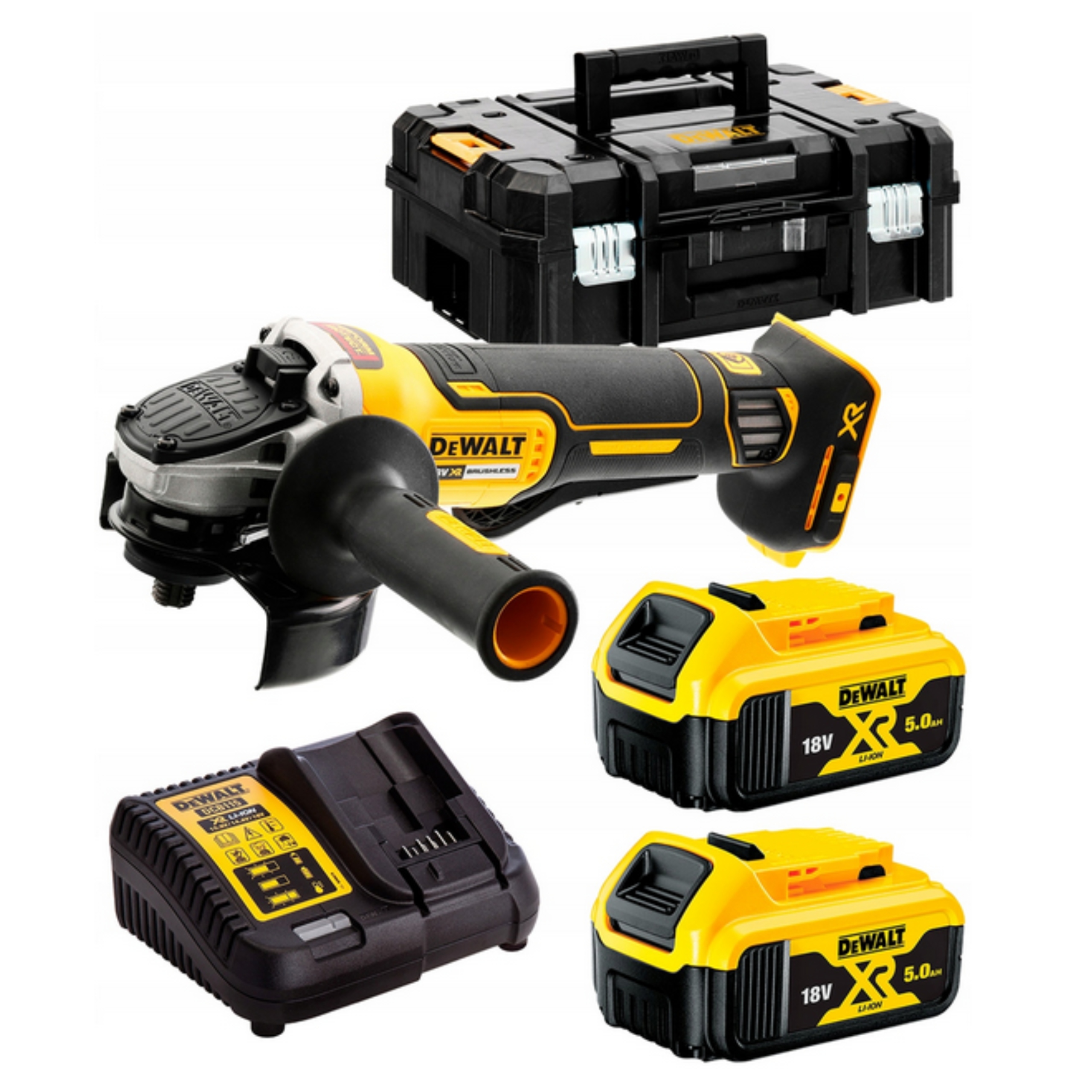 

Szlifierka kątowa do cięcia 125 mm 2x5,0Ah DeWALT