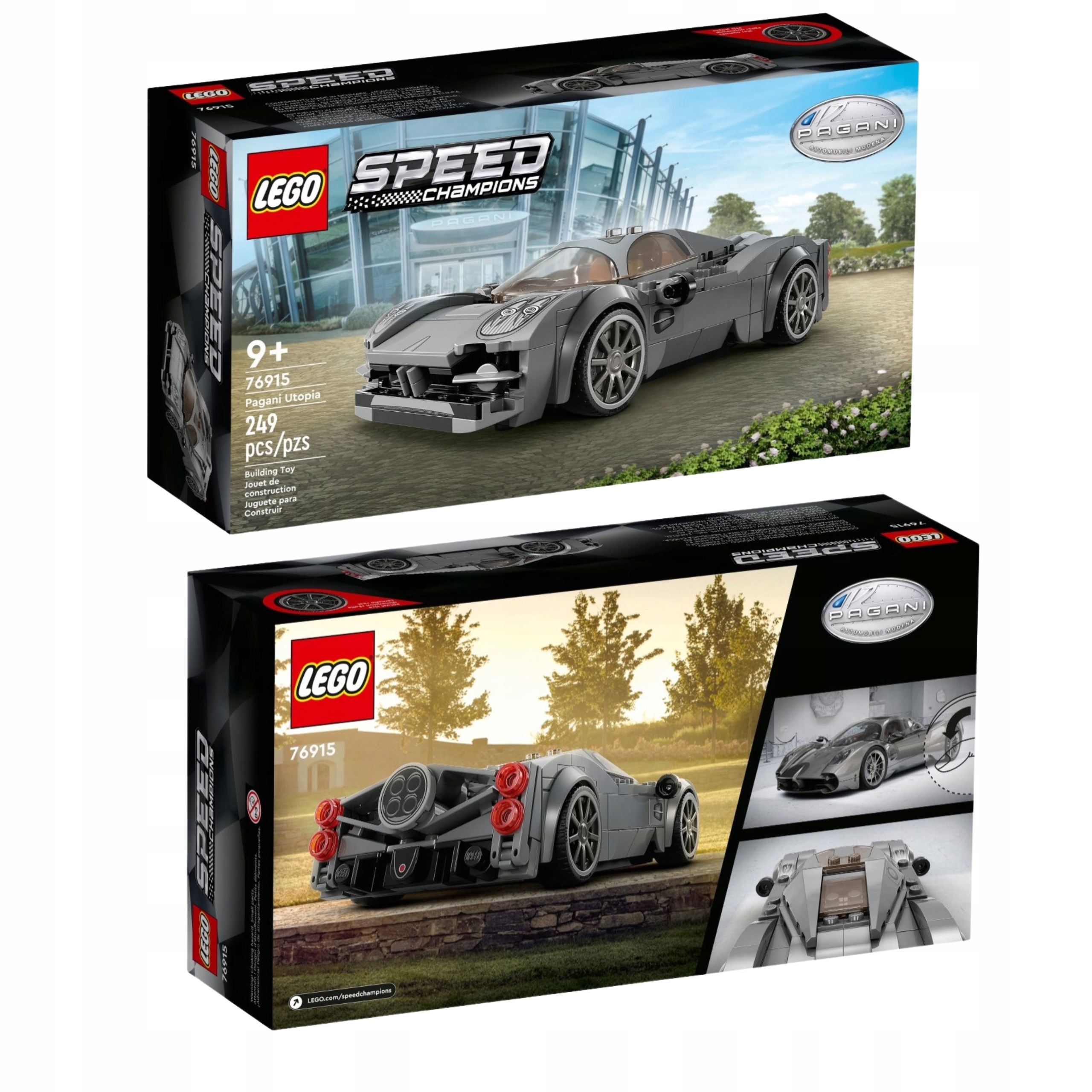 LEGO ZESTAW SPEED CHAMPIONS - SAMOCHÓD AUTO PAGANI UTOPIA. Stan opakowania oryginalne