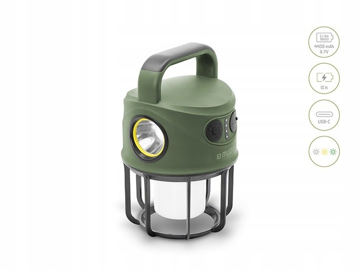 Latarka wielofunkcyjna na Ryby Delphin 450 lm Led