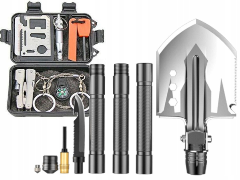 Víceúčelová lopata Saperka Multi 19v1 SurviBox