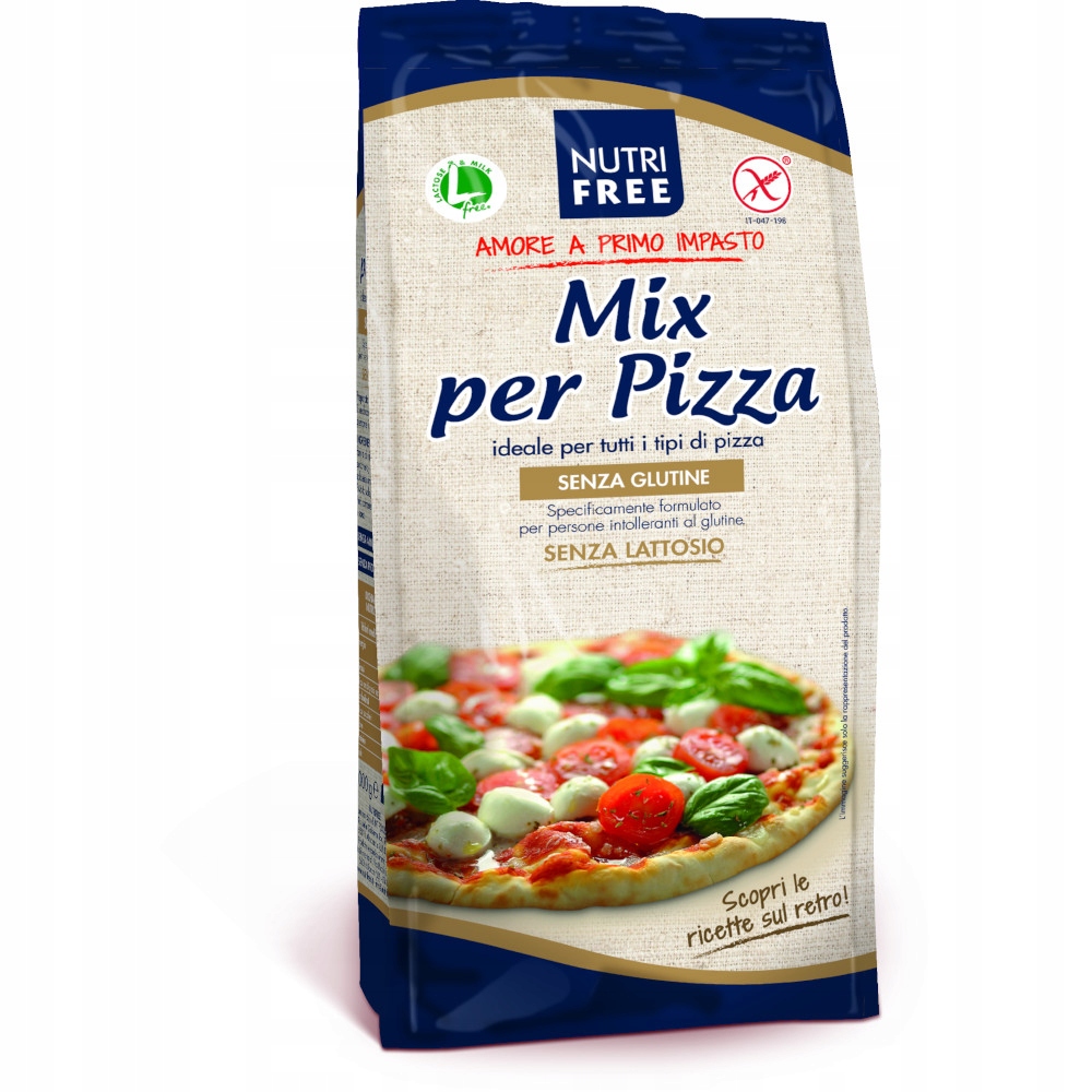 italská bezlepková mouka Na Pizzu Mix Per Pizza Nutri Free 1000 g