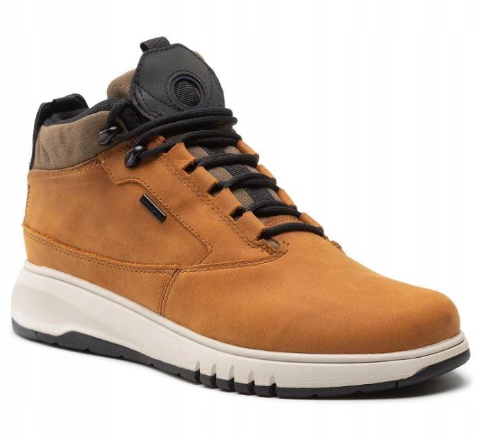 Pánské hnědé Kotníkové Boty kotníkové boty Geox 40 1ŻDB