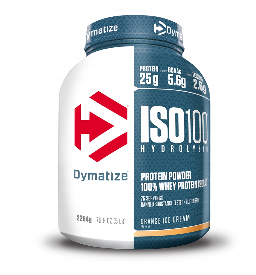 Dymatize Iso 100 Hydrolyze 2,264 kg Pomerančová zmrzlina 2,264 kg