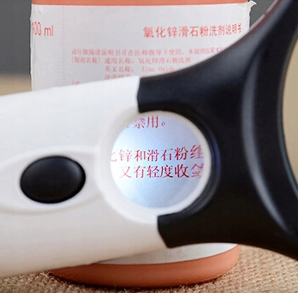 LUPA SZKŁO POWIĘKSZAJĄCE x 45 Z PODŚWIETLENIEM LED Marka Inna