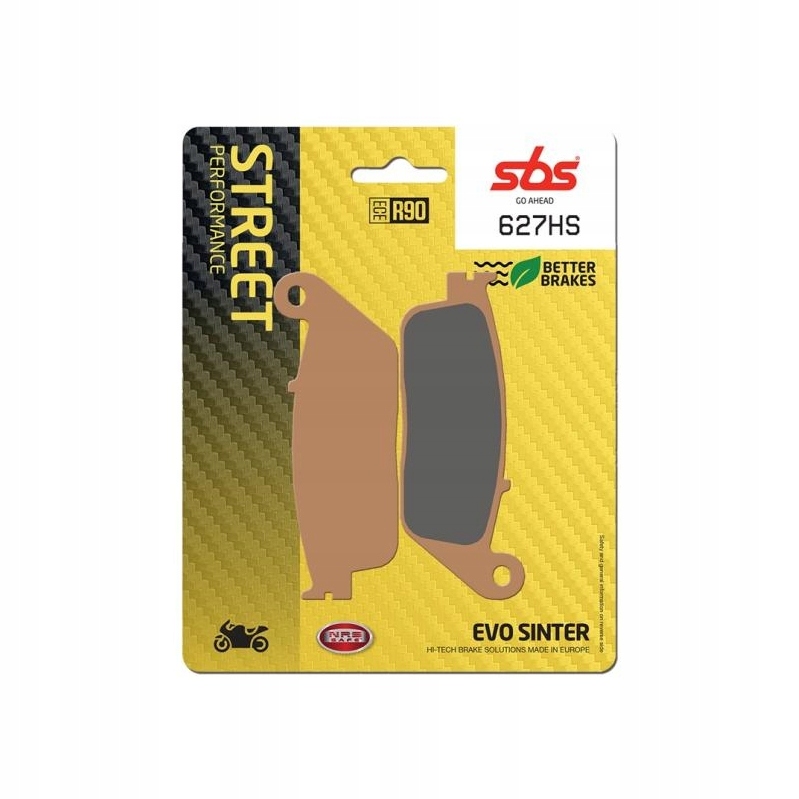Sbs Brzdové Doštičky KH142 KH226 Street Excel Sinter Farba Zlatá