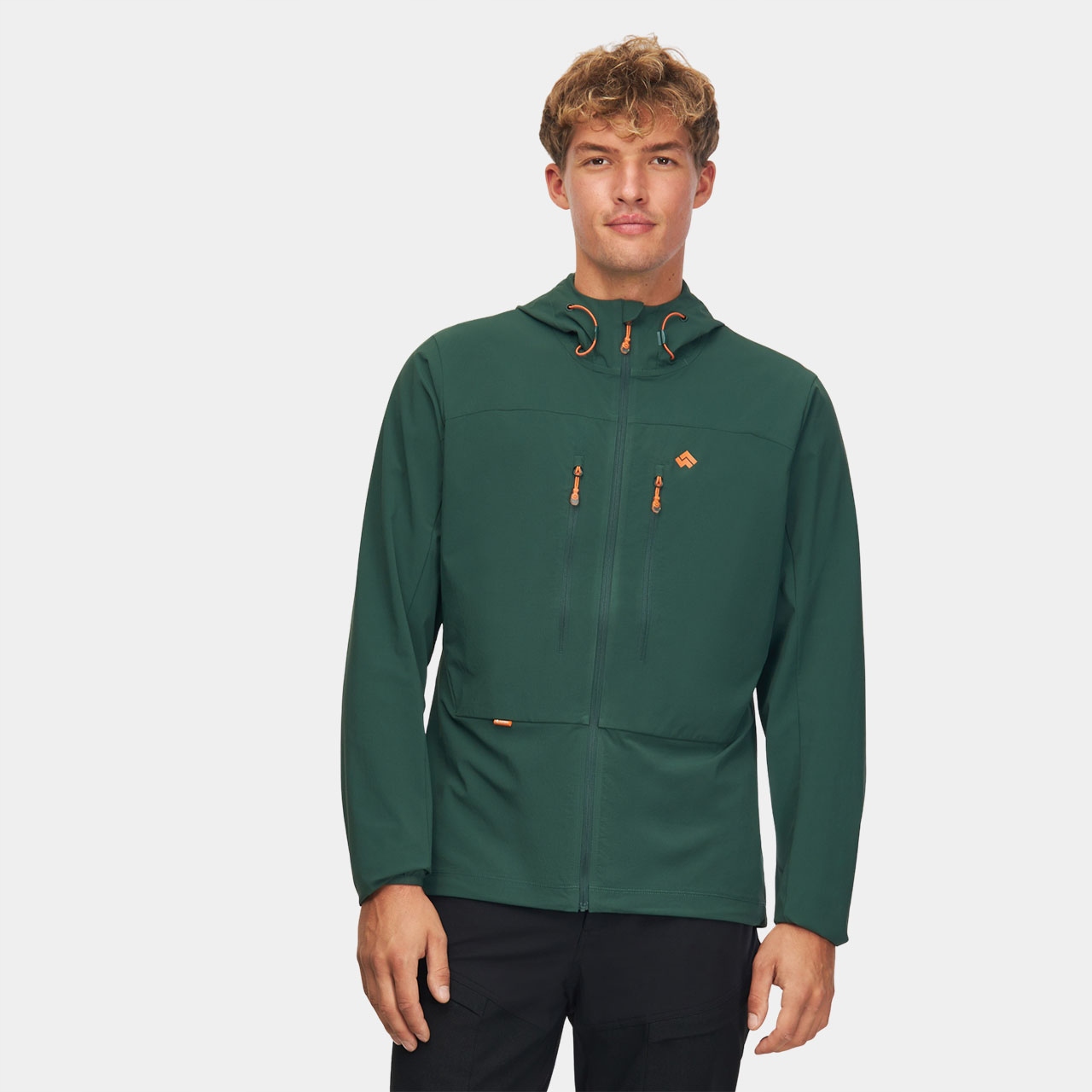 Kurtka męska softshell Alpinus Pourri zielona lekka wiatrowa L