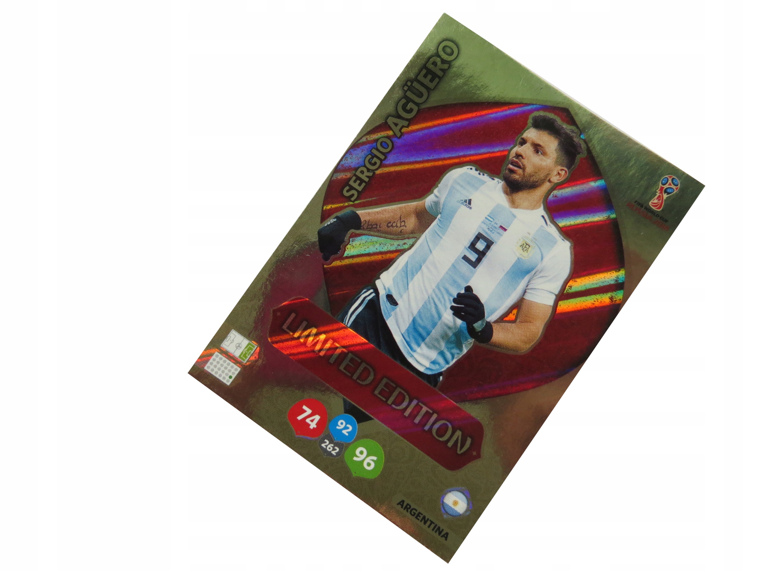 Panini Fifa World Cup Russia 2018 Karty Piłkarskie Limited Sergio Aguero
