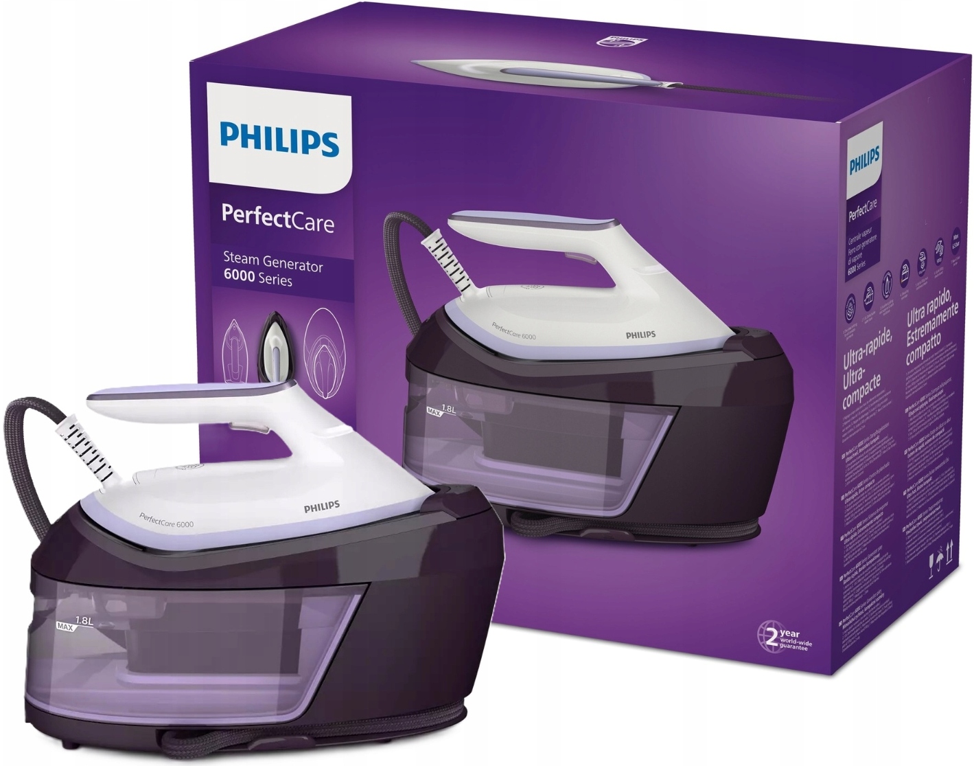 Parní Generátor Philips Perfect Care 6000 Žehlička Parní Stanice Steamer