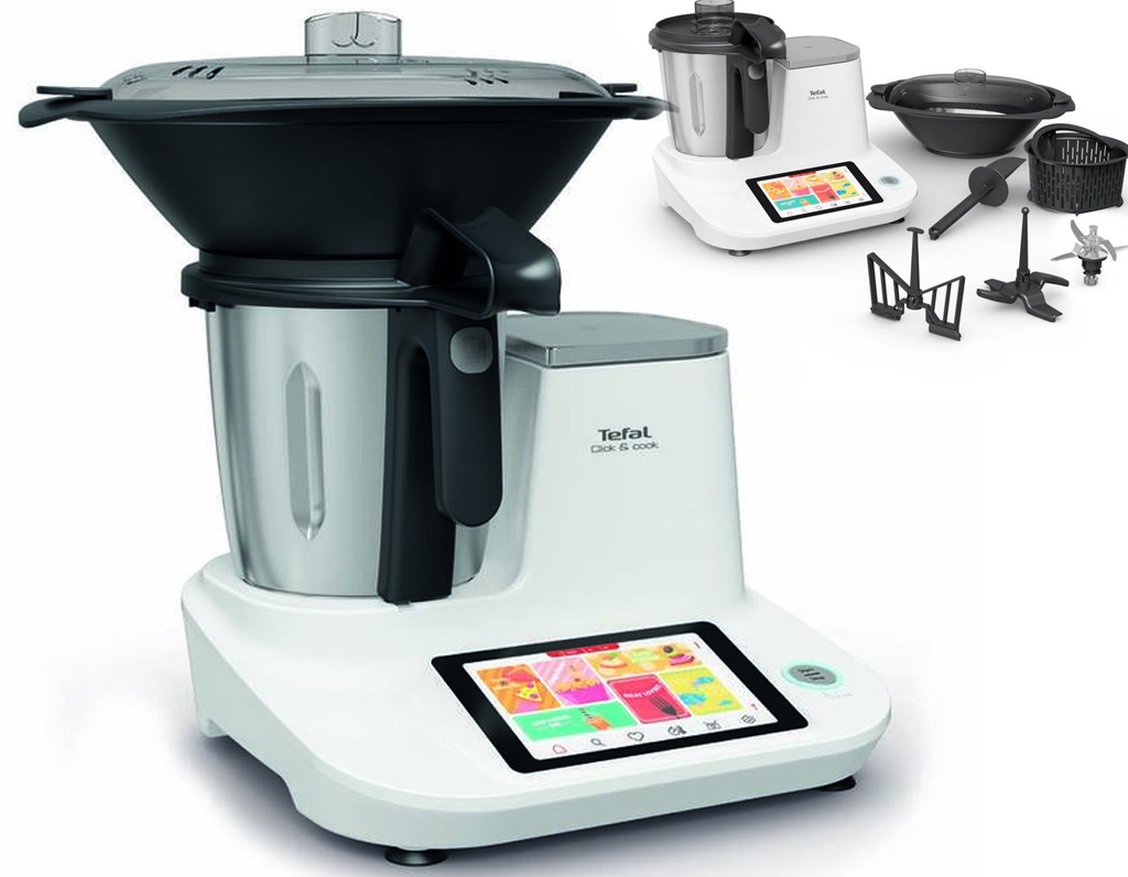 Multifunkční varný kuchyňský robot Tefal Click & Cook FE506130 Bílá