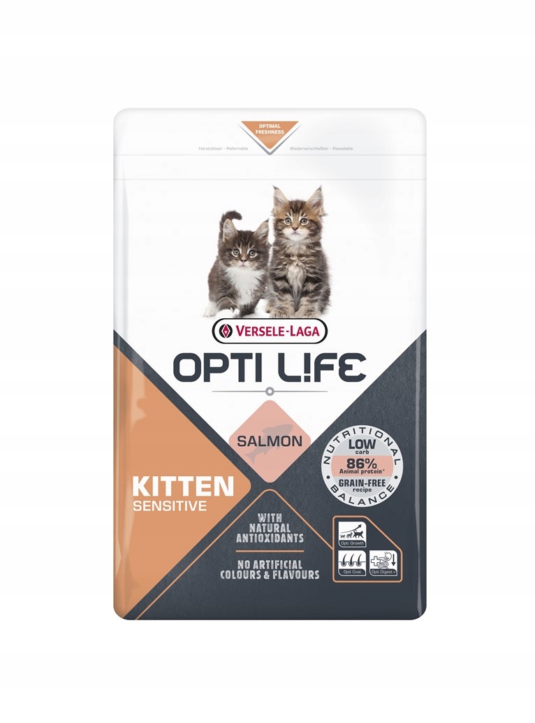 Vl-ol Cat Kitten Sensitive 2,5 kg – krmivo pro koťata s lososem