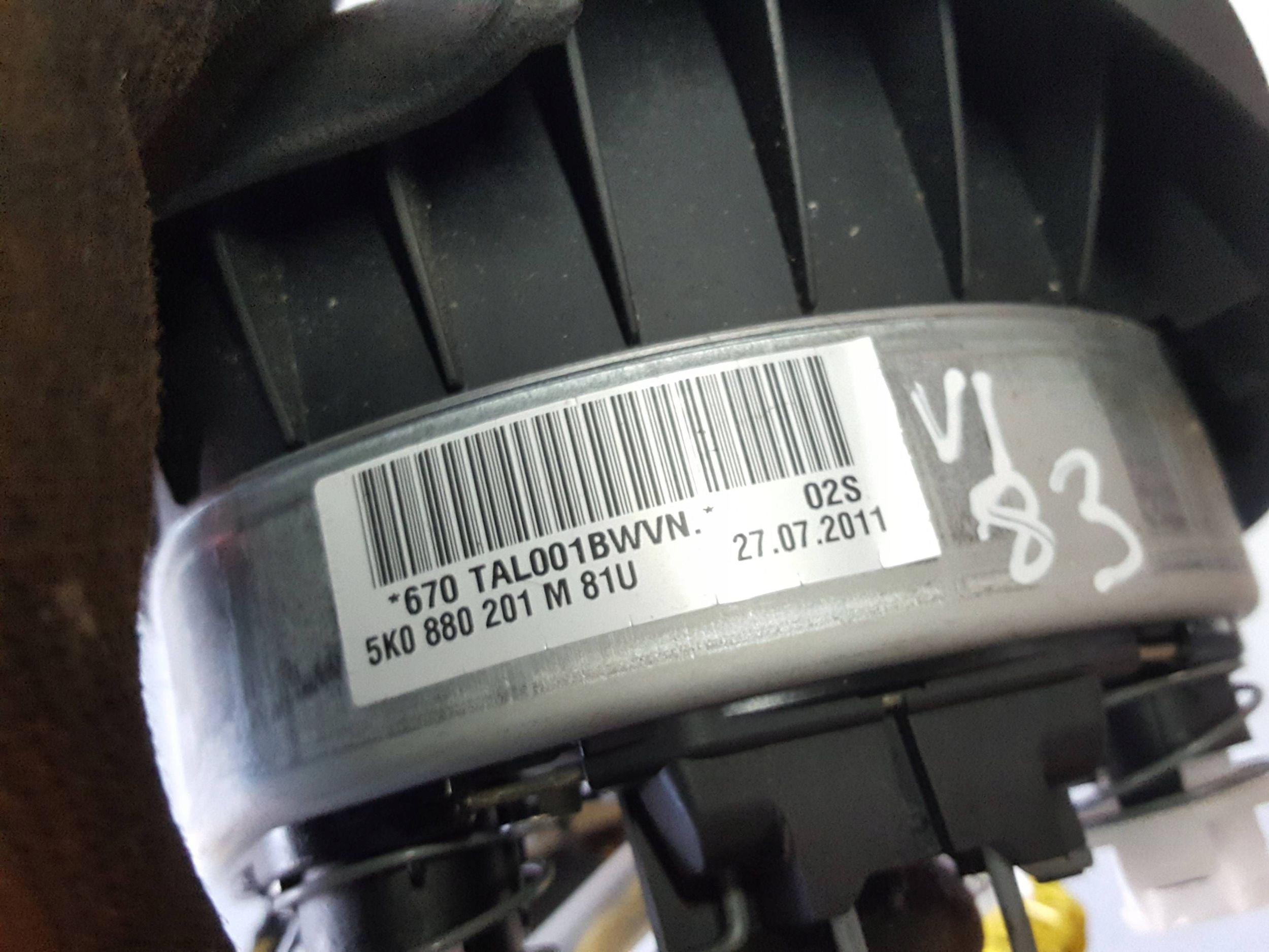 vw Polo V 6C GOLF VI подушка водители подушки безопасности оригинальная 5K0880201M