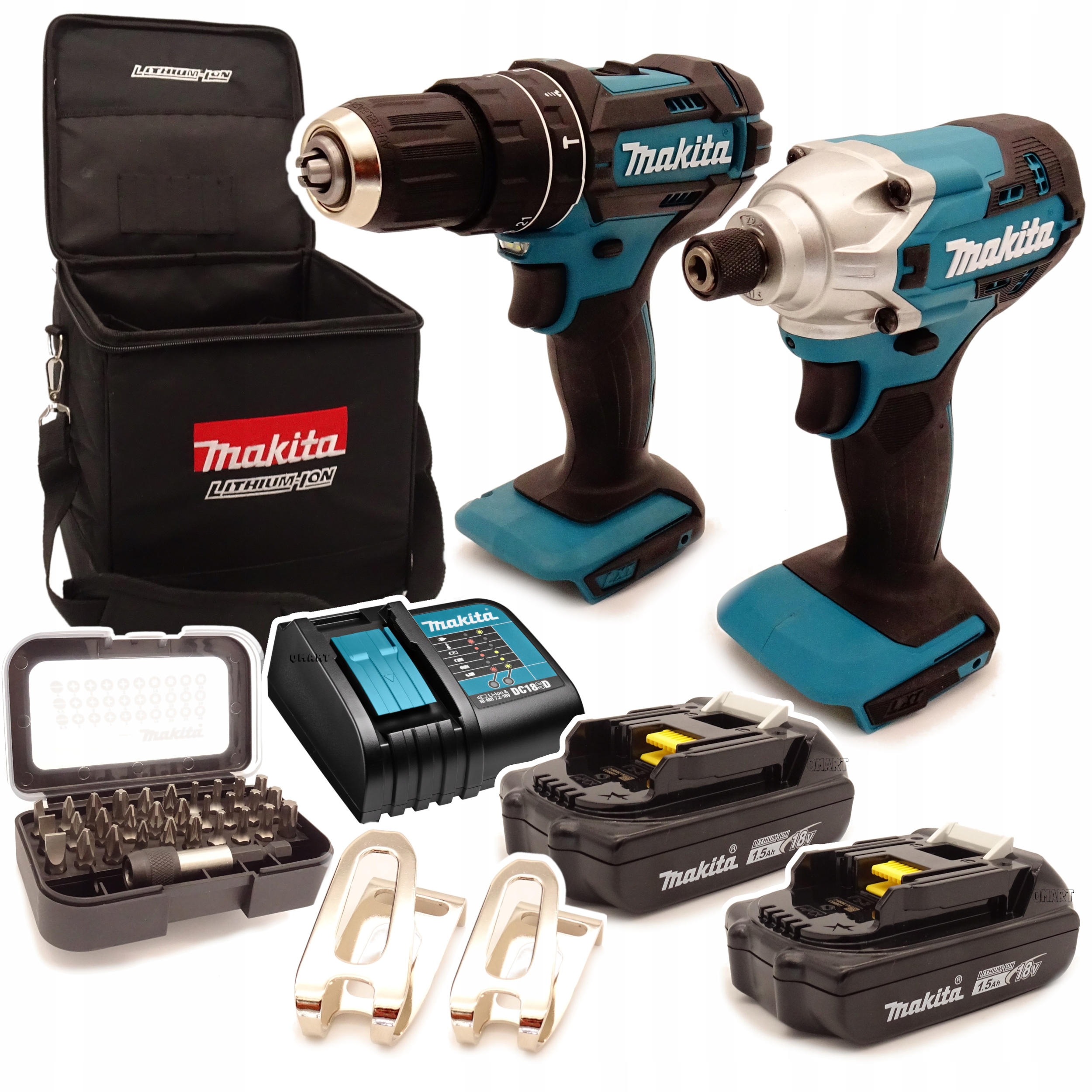 Zestaw Makita DHP482 DTD152 2 aku x 5,0 Ah szybka ładowarka