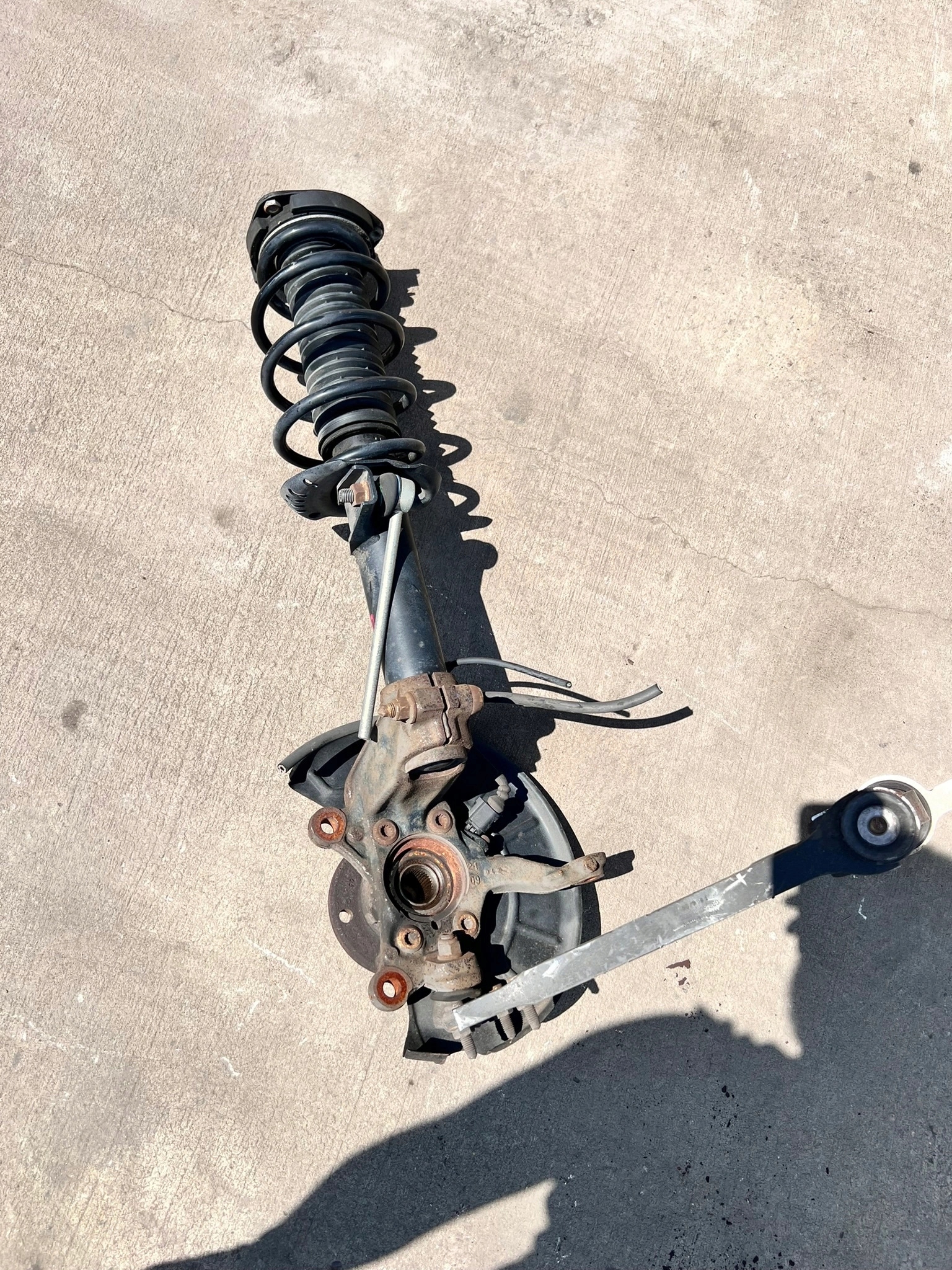 swing right front AUDI A3 VW SKODA 1T0413031DB original