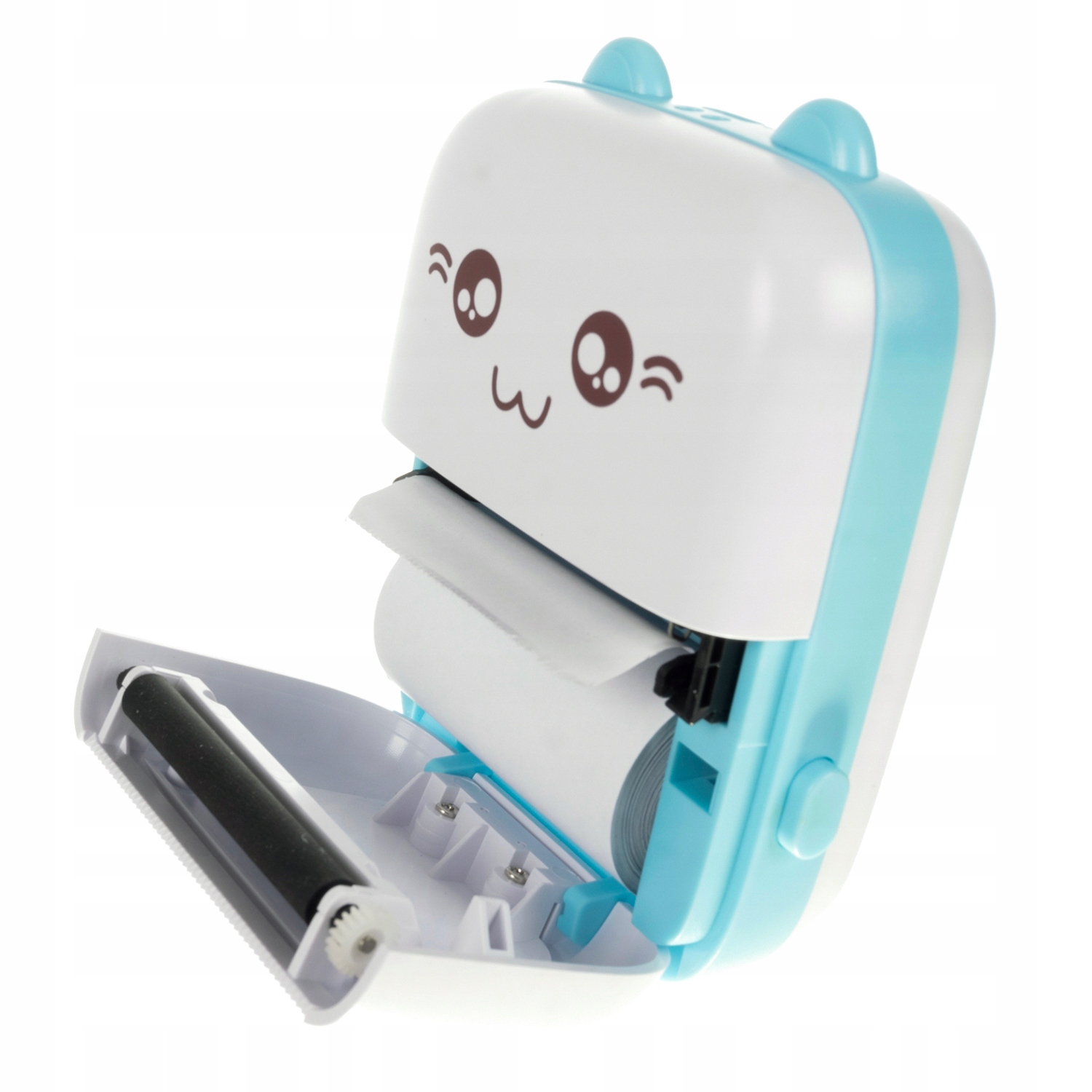 Термопринтер Mini Cat, 11 рулонів для фотографій, нотаток, портативний для дітей Вага виробу з одиничною упаковкою 0,477 кг