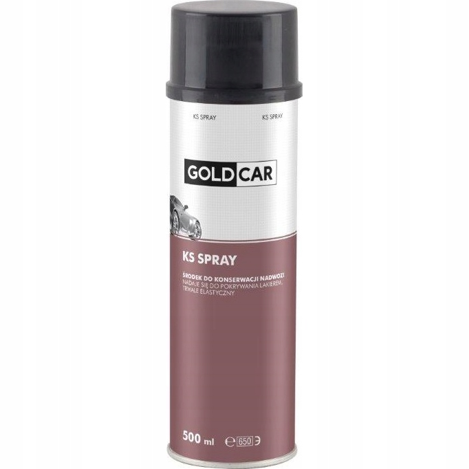 Środek do konserwacji nadwozia Goldcar Ks Spray czarny