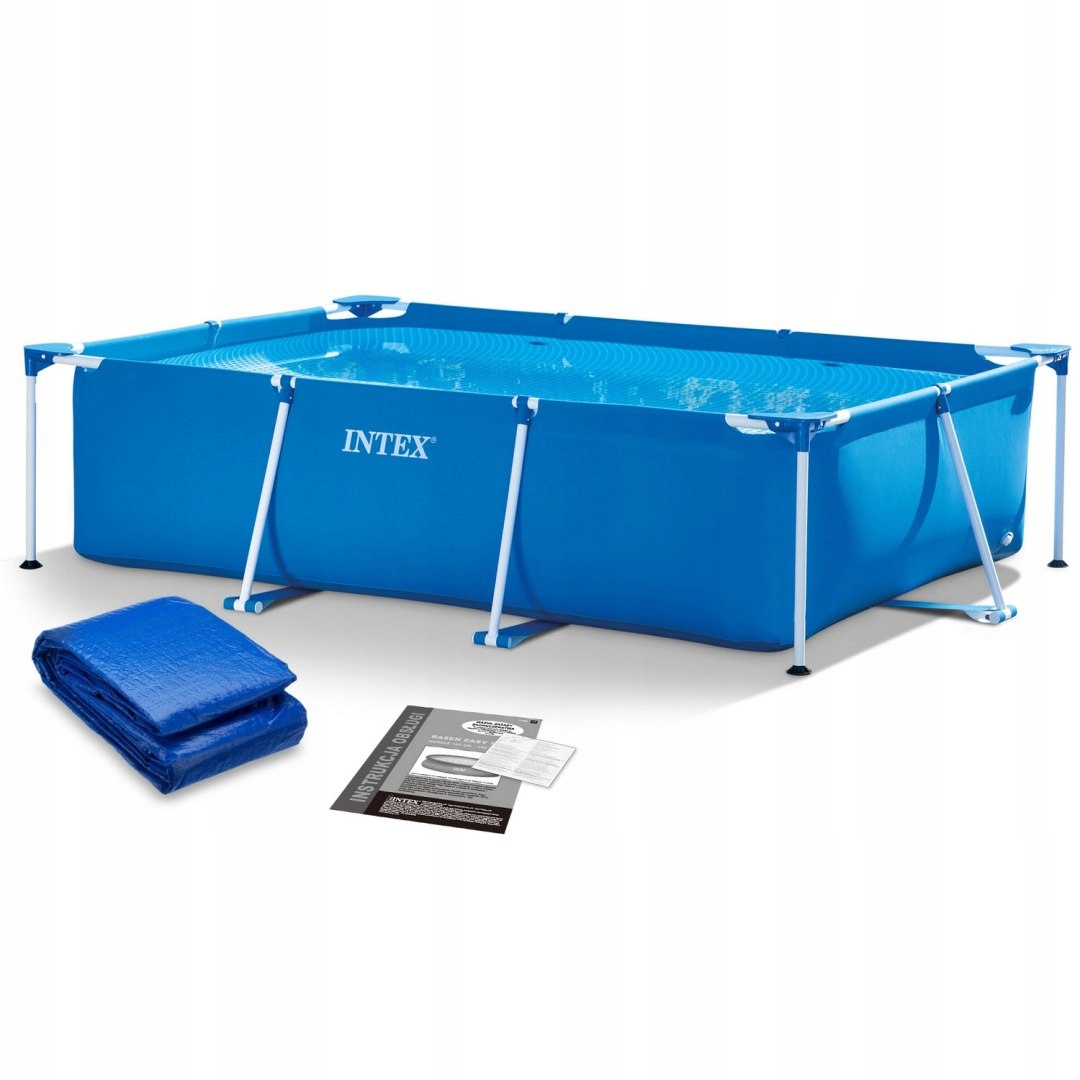 Roštový bazén Intex 28272 300x200x75 cm 2v1 Obdĺžniková podložka 28272