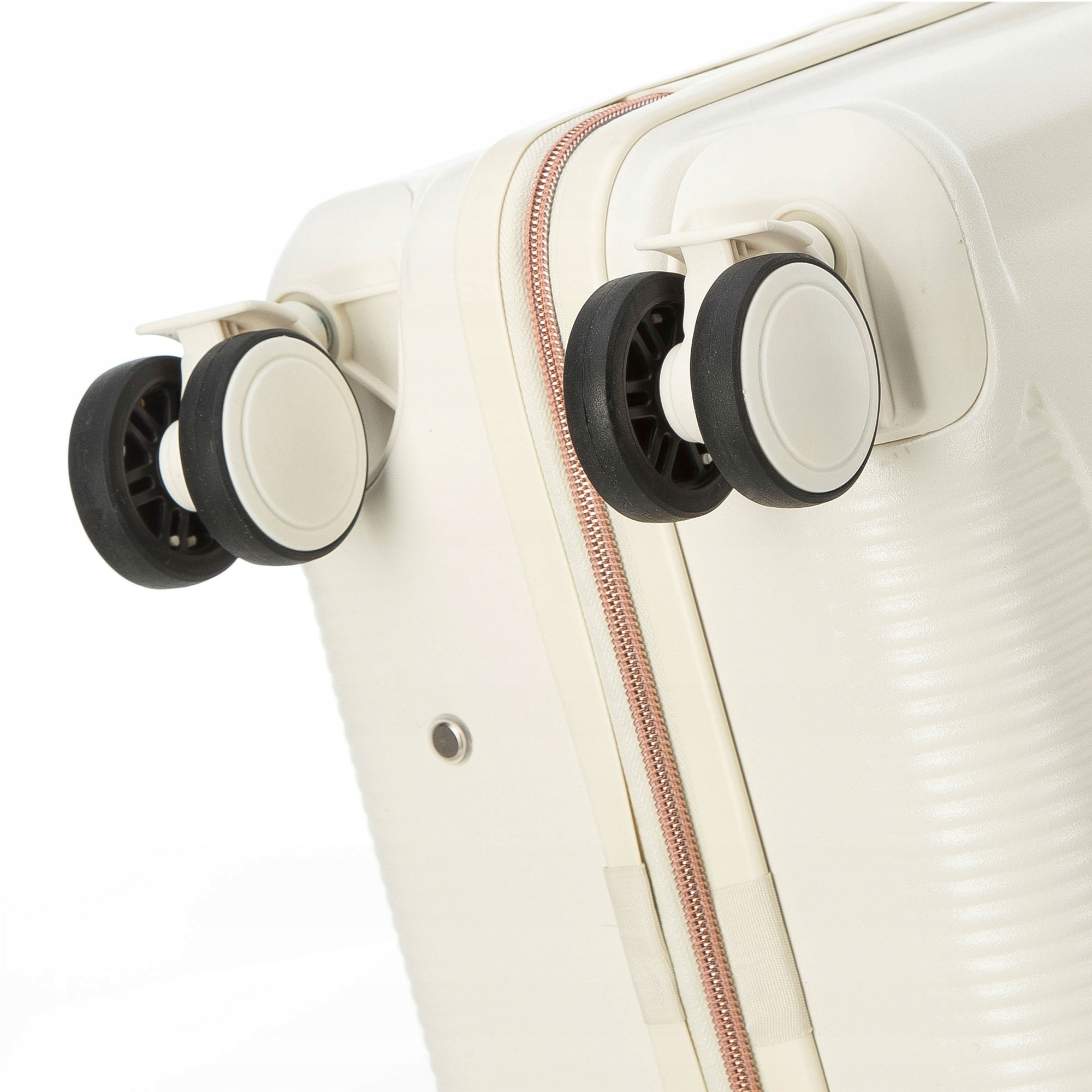 WITTCHEN zestaw walizek z polikarbonu - kremowy Szerokość (dłuższy bok) 38 cm