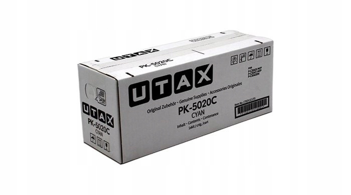 Originální toner Cyan Utax P-C3563 PK-5020C, PK5020C 1T02YJCUT0