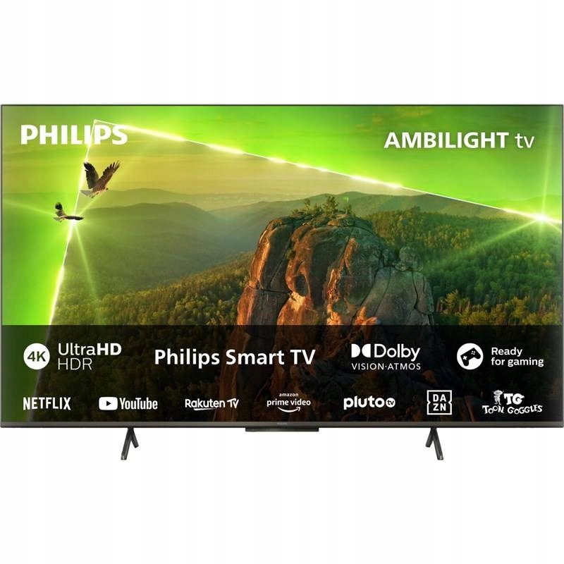 Telewizor Philips 50PUS8118 LED 4K UHD Ambilight Smart 50" Format HD 4K UHD