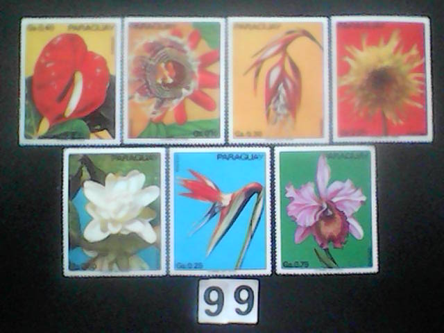 Kwiaty , Paragwaj MNH