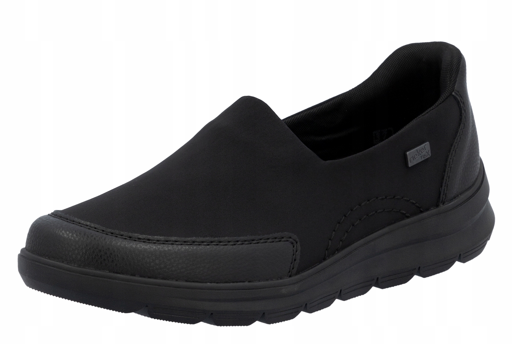 Rieker Z0054-00 vel.38 černé dámské polobotky Tex