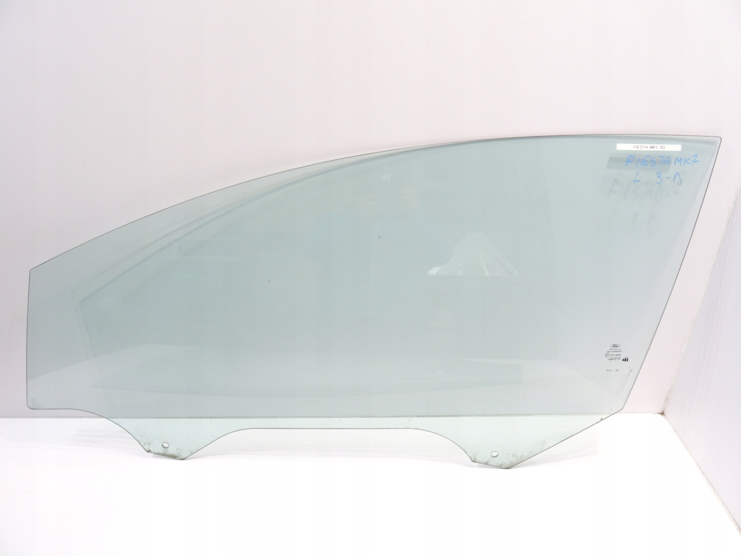 SZYBA DRZWI PRZOD PRZEDNIA FORD FIESTA MK7 2008- Producent części Ford OE