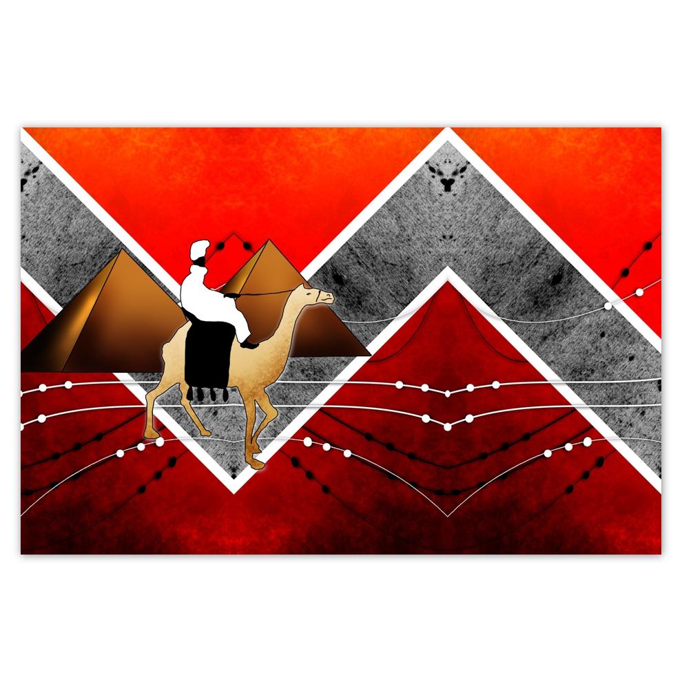 

Plakat 93x62 Przejażdżka Wielbłąd