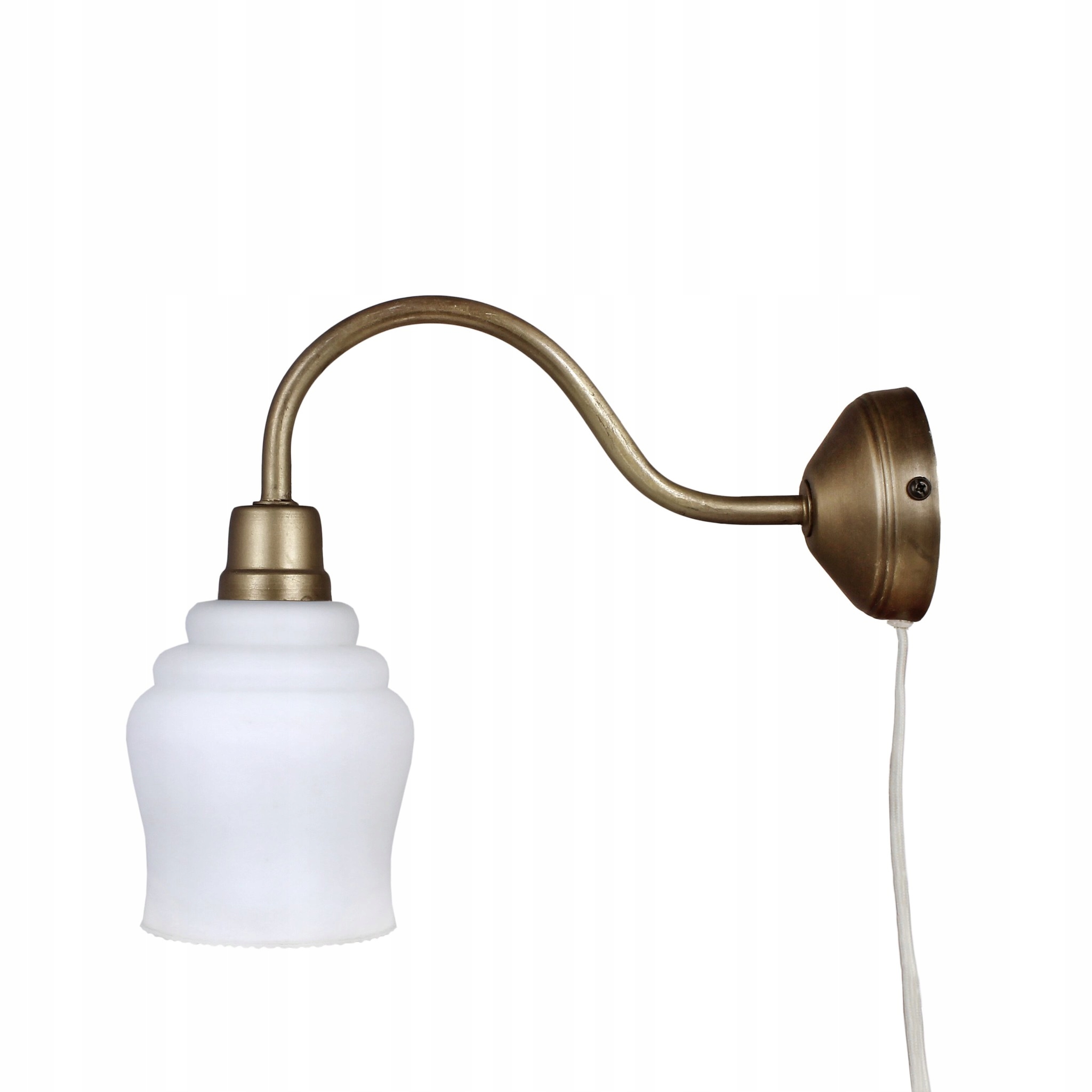 Lampa Nástěnná Lampa do obývacího pokoje Zlatá Sklo Kov retro glamour závěsná