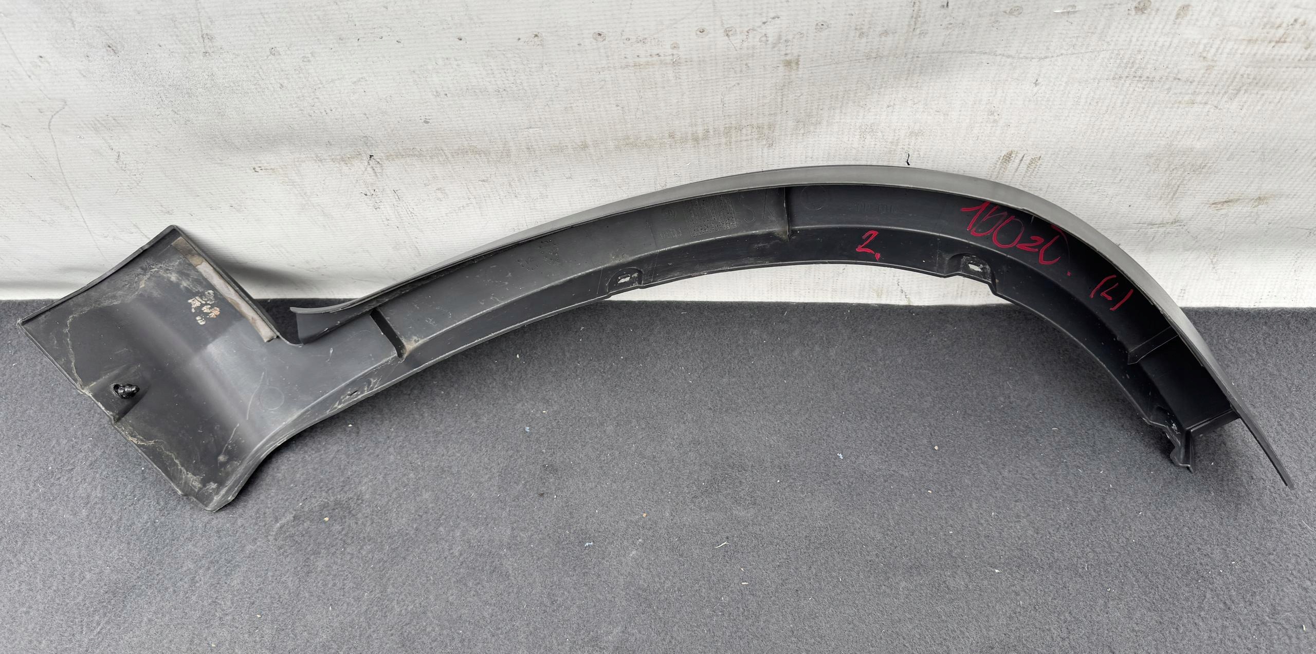 DUCATO BOXER JUMPER MAX 06- modanatura minigonne parafango NADKOLA sinistra grigio