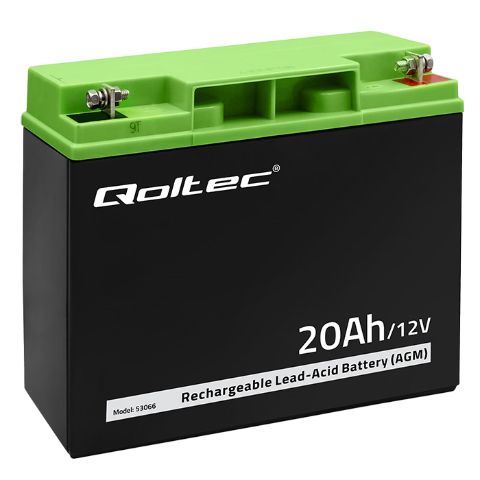 Agm Akumulator Bezobsługowy 12V 20Ah Longlife Rower Quad Elektryczny Ups