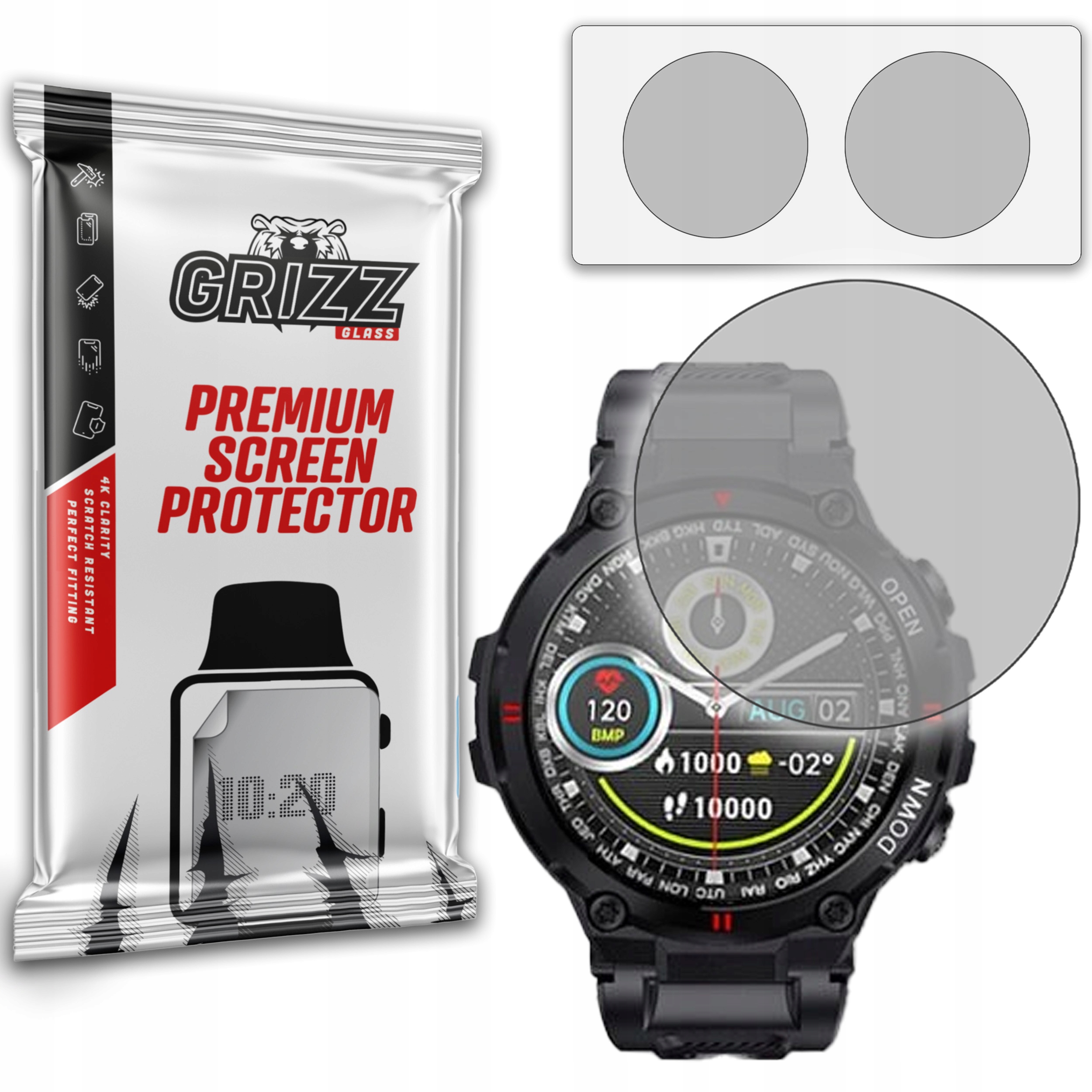 2-PAK Antyodciskowa folia ochronna do Giewont GW430-1