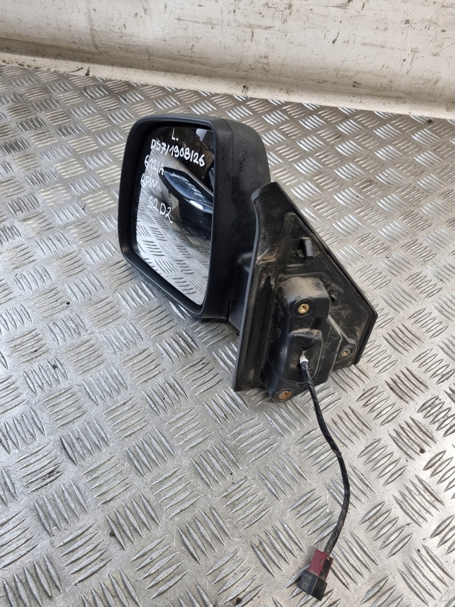 spiegel links FIAT DOBLO II 6 PIN 612/A