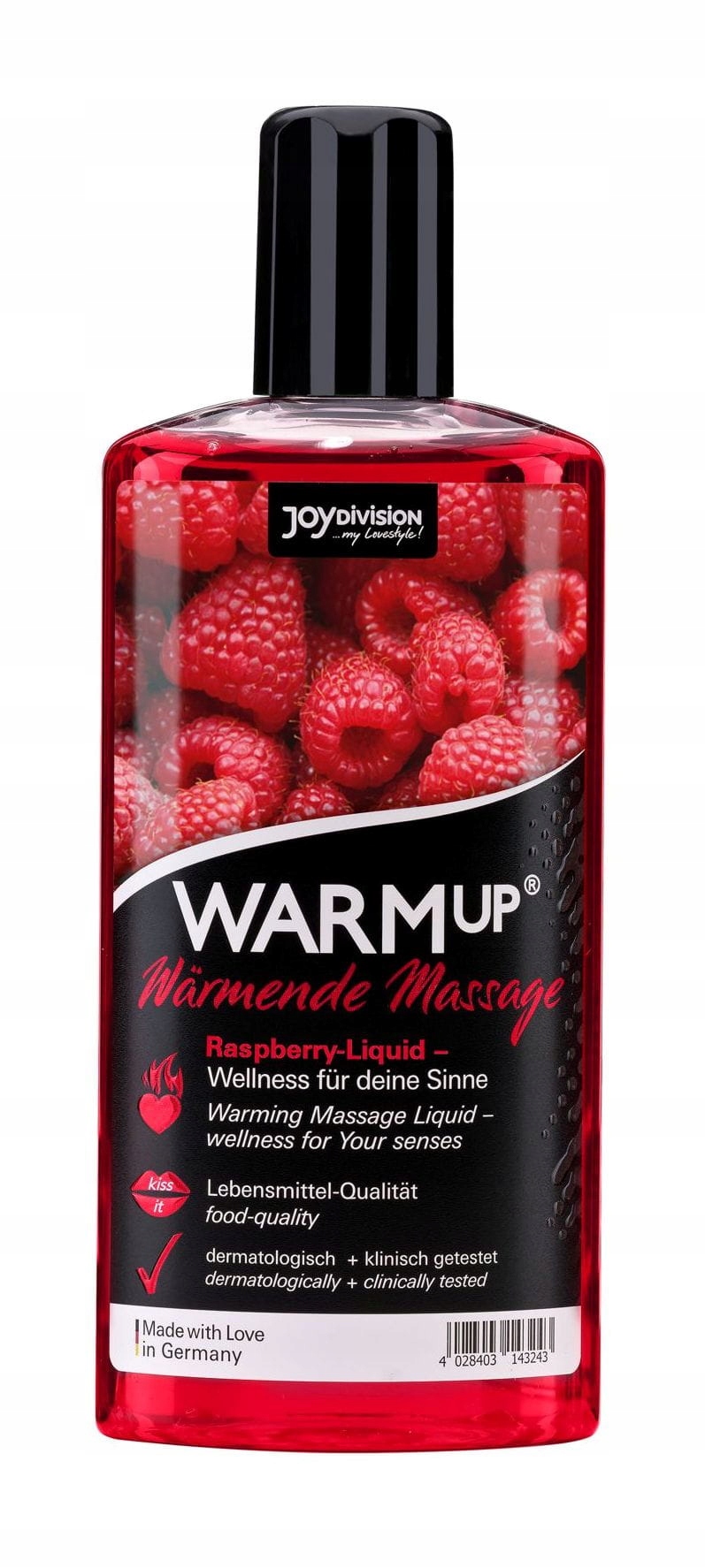 ROZGRZEWAJĄCY OLEJEK DO MASAŻU WARM UP MALINA