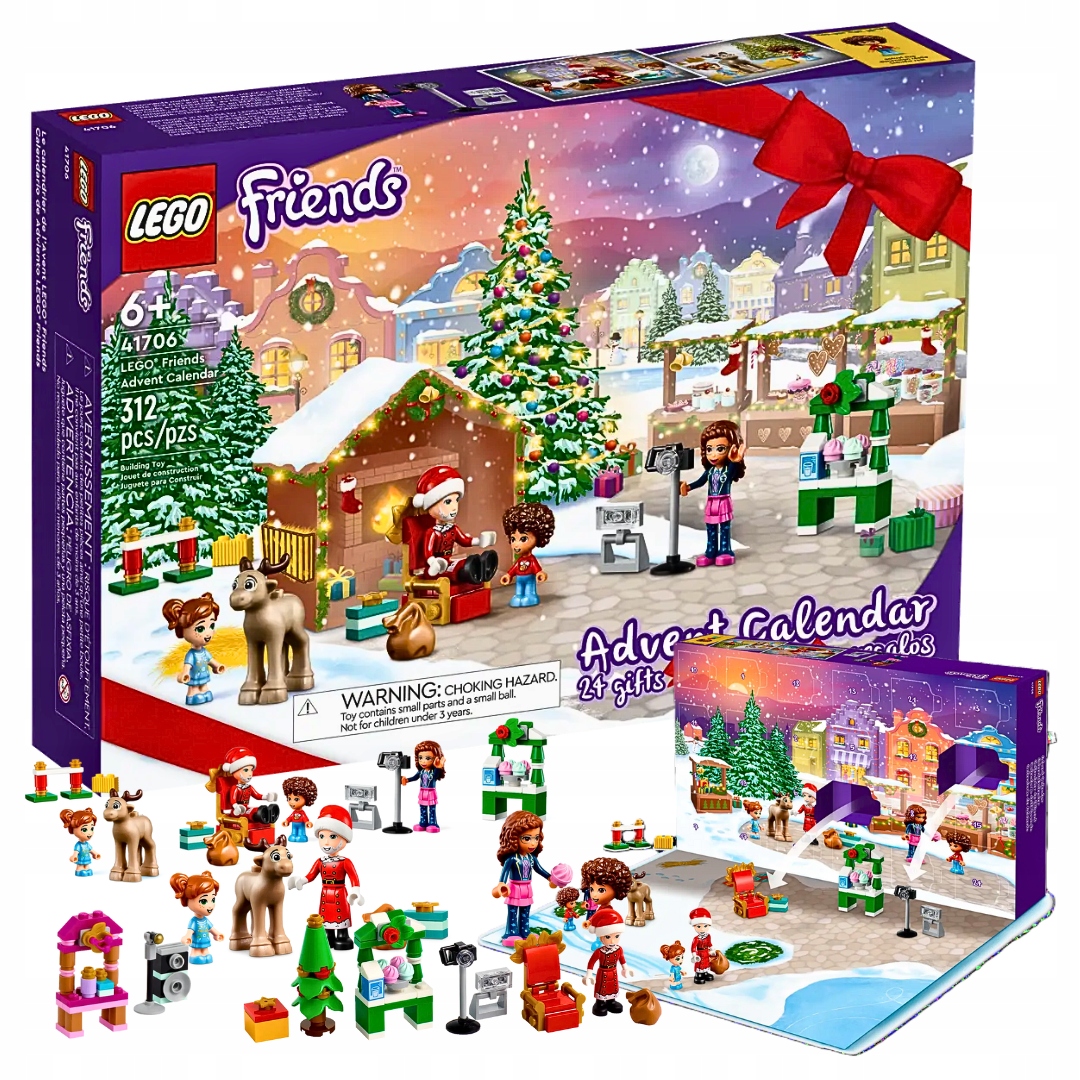 Lego Friends Kalendarz Adwentowy 2024 Rok Zabawki Klocki Kreatywny