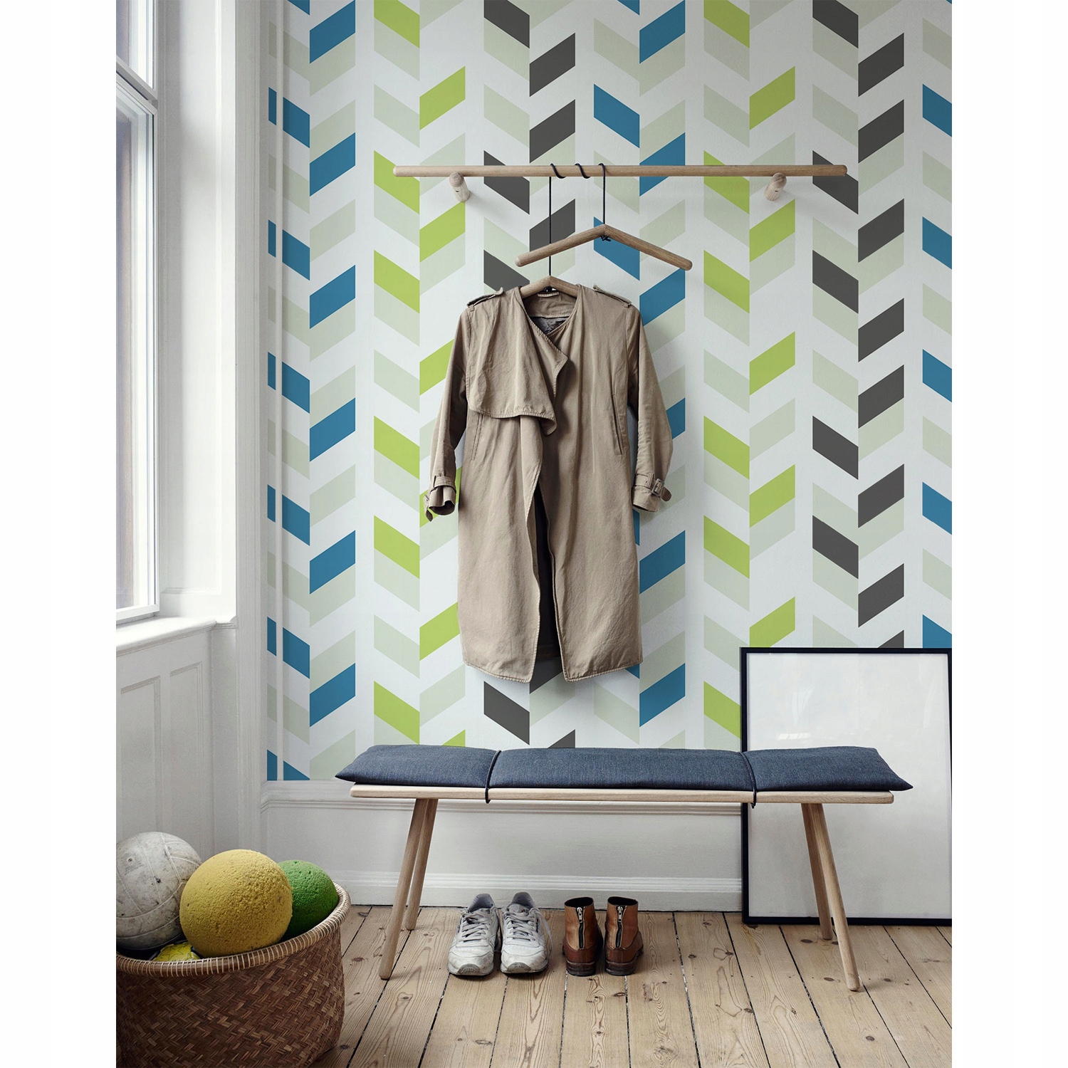 

Samoprzylepna fototapeta Splot w jodełkę 312x219cm