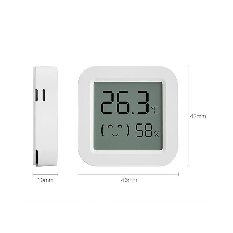 TERMOHIGROMETR Czujnik z Funkcją Odczytu przez Telefon i BT v5.0 Tuya SMART Pomiar temperatura powietrza wilgotność powietrza