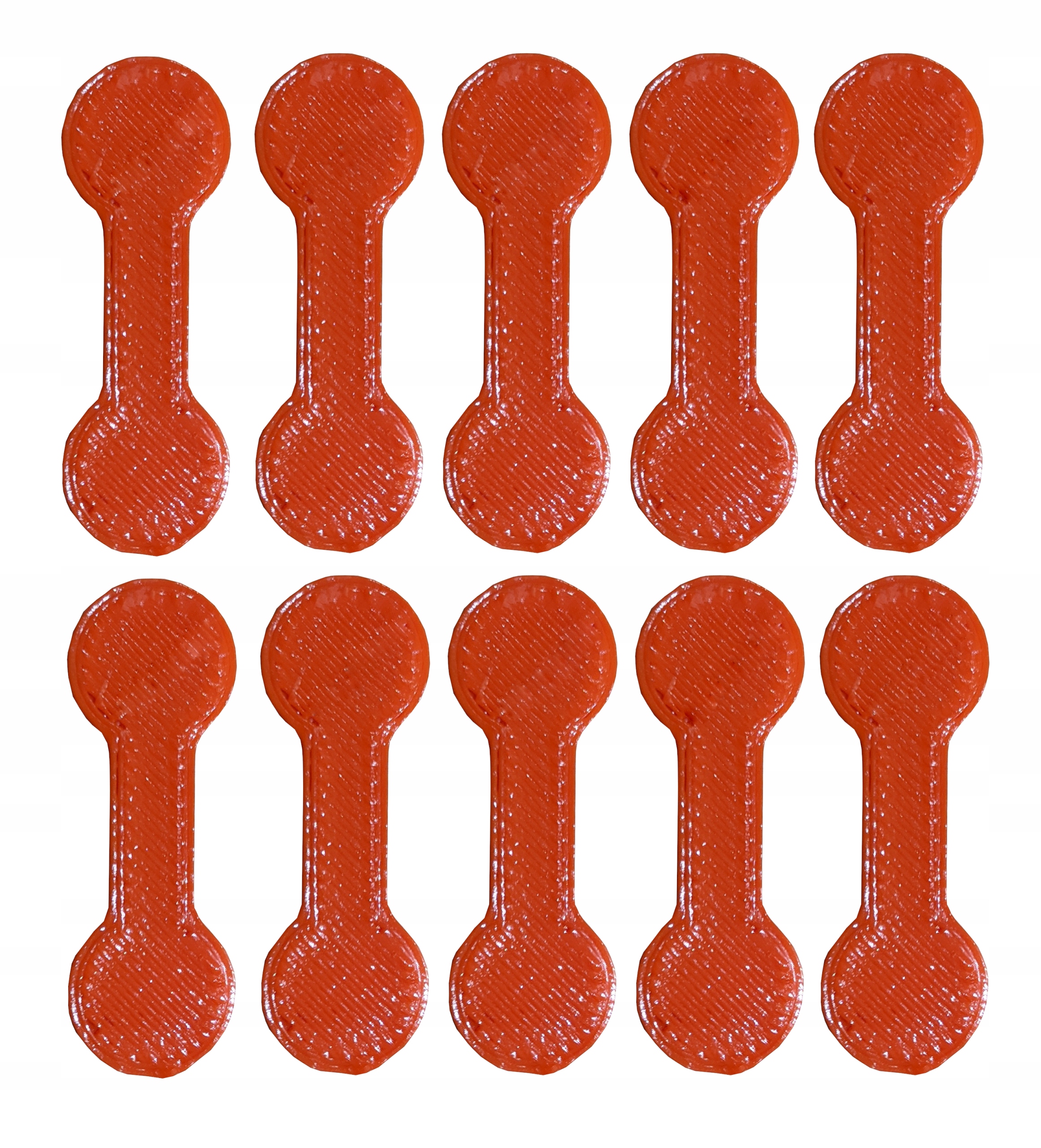 

10x Łącznik torów Brio Ikea Bigjigs męski pomarań