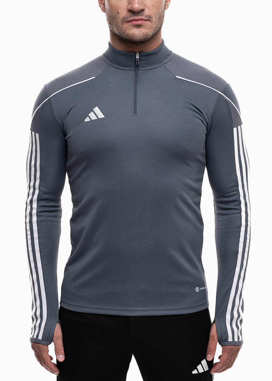 Pánská Mikina adidas Sportovní Tréninková Pohodlná Zip 1/4 Tiro 23 vel L