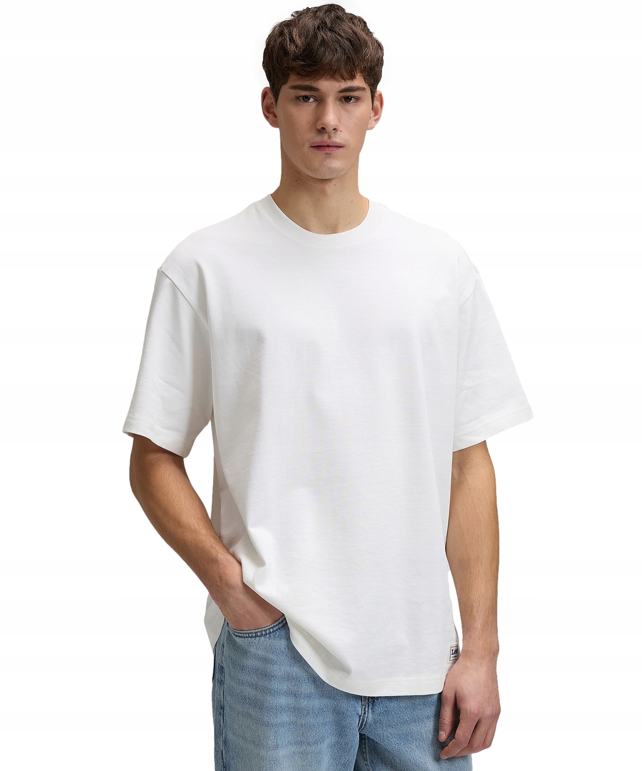 Tričko Lee Workwear Boxy Tee 112376541 Bright White M